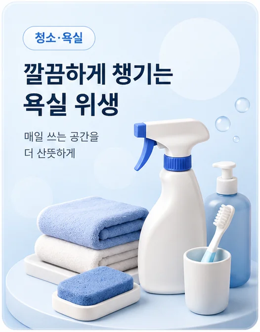 청소·욕실 - 깔끔하게 챙기는 욕실 위생